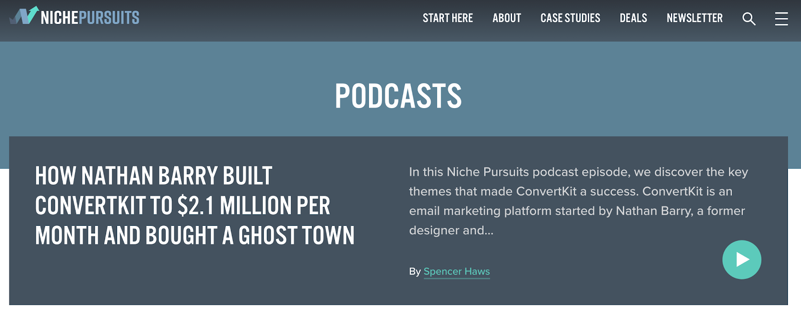 niche pursuits podcast