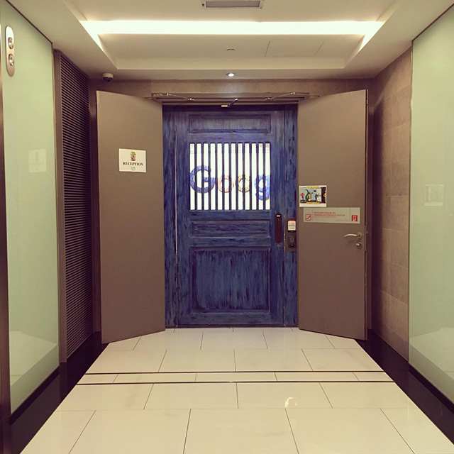Creepy Wooden Door At Google Malaysia Office