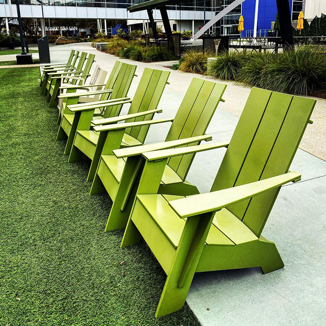 Green Google Chairs