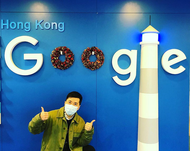Google Hong Kong With Mask