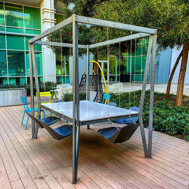 Google Swing Patio Table & Chairs