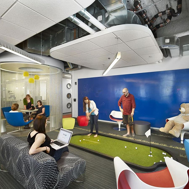 Google Cambridge Mini Golf