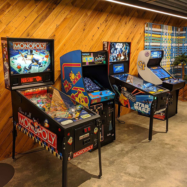 Google Chicago Arcade Room