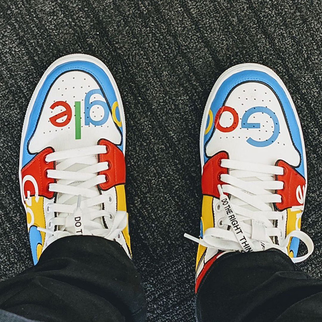Google Sneakers With 