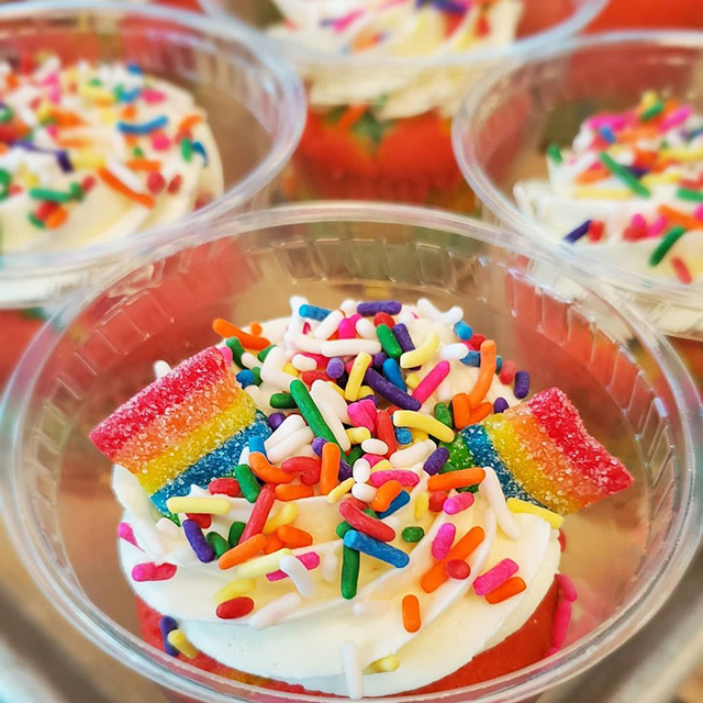 Google Kirkland Pride Cupcakes