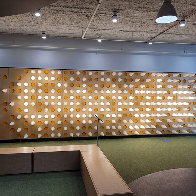 Google Kirkland Light Up Wall