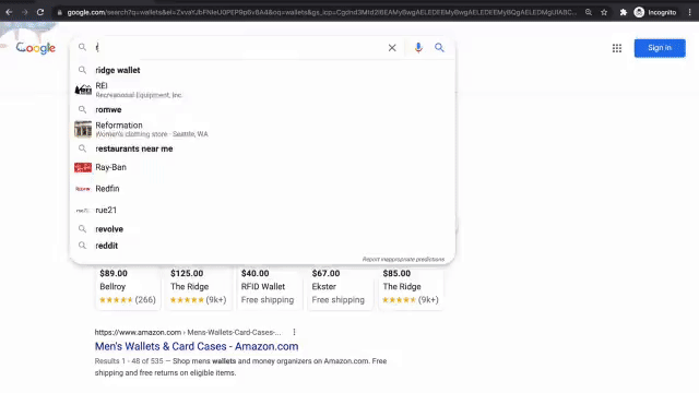 Google Popular Products