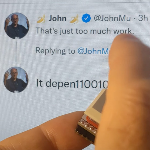 John Mueller Makes An Arduino Binary USB Keyboard