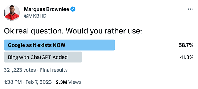 Bing Google Ai Poll
