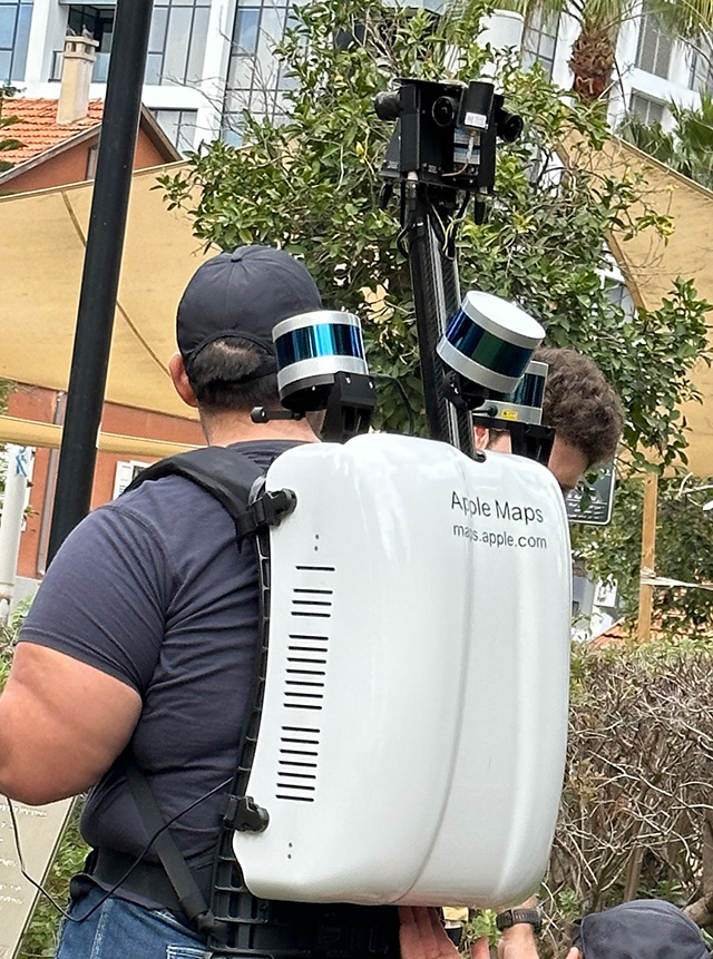 Apple Maps Street View Camera Backpack