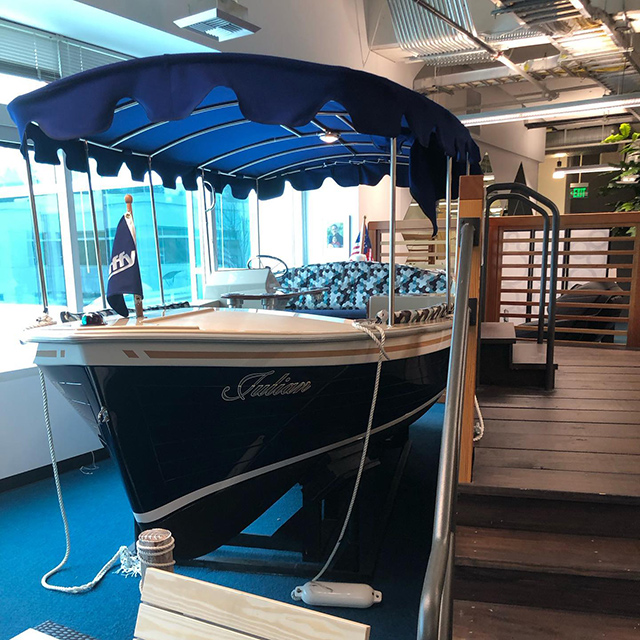 Google Boat At Kirkland Seattle Office