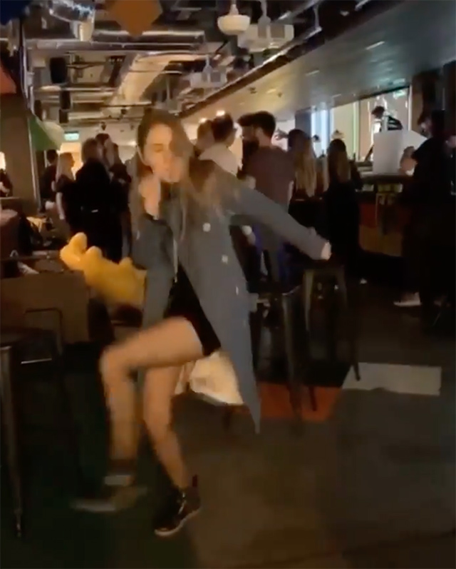 Googler Dancing At Dublin Office
