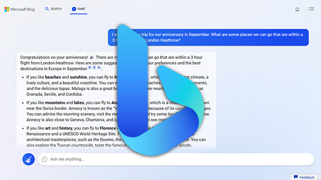 Bing Search Chat Ai