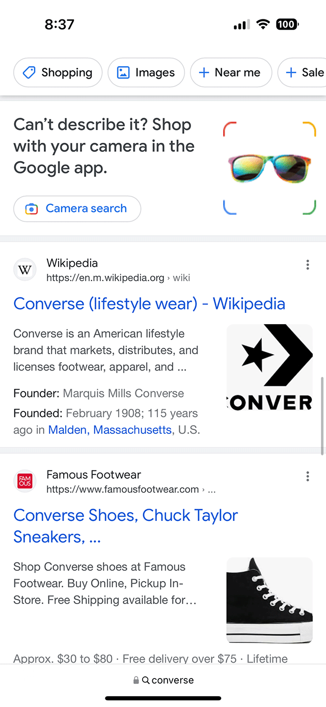 Google Search Shop With Camera Full