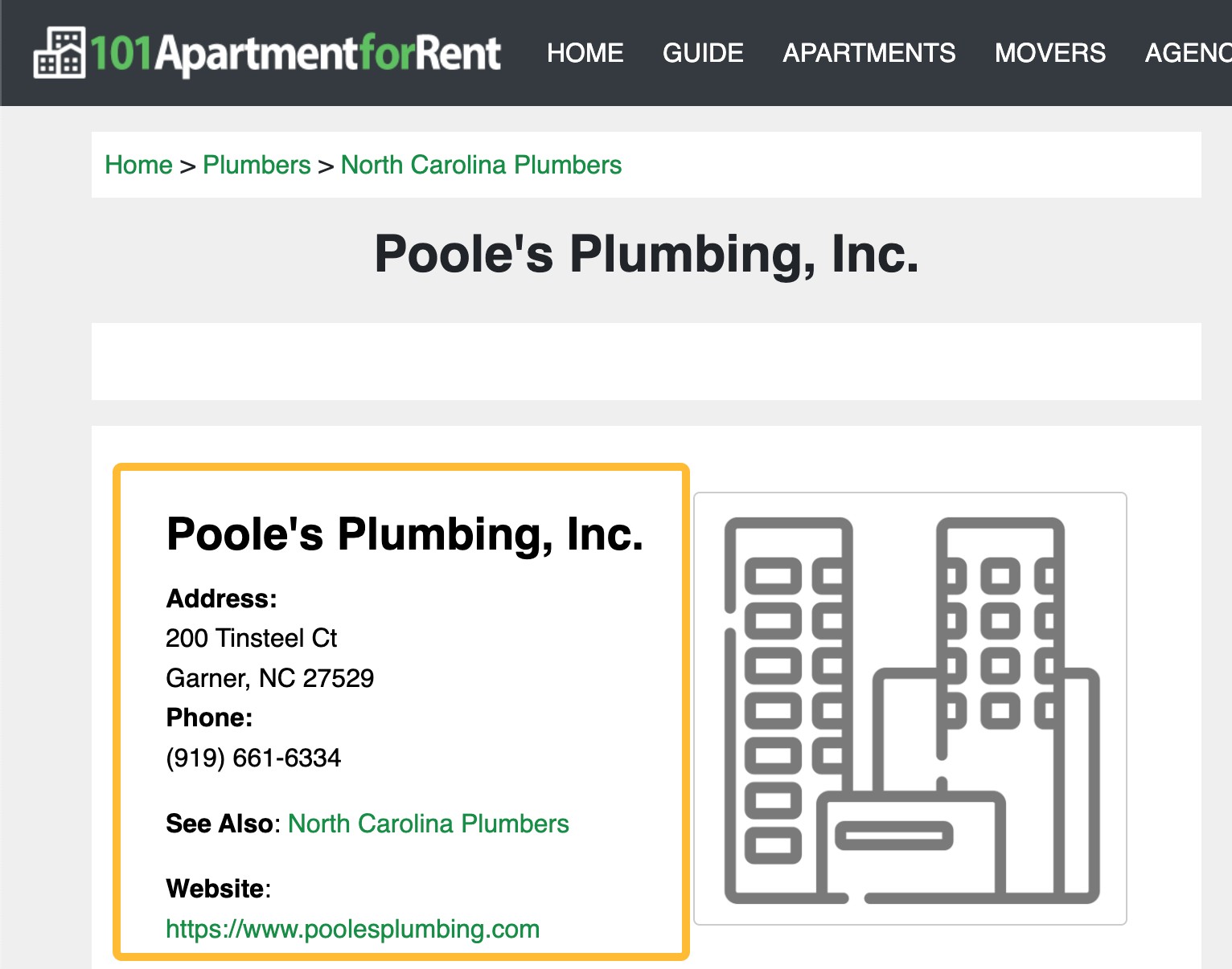 Example of a directory link