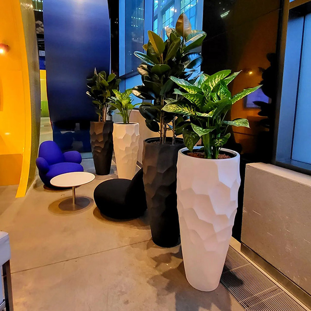 Futuristic Flower Pots At Google