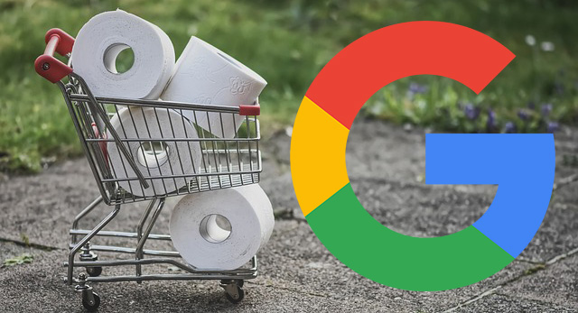 Google Shopping Card Toilet Paper