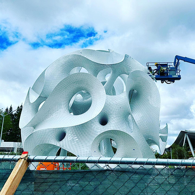 GooglePlex Sphere Monument