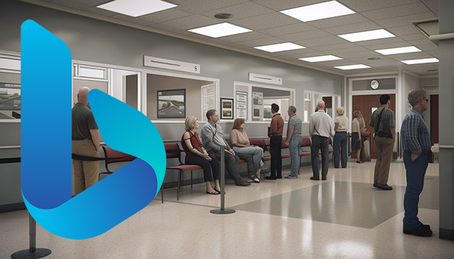 Bing People Waiting Dmv