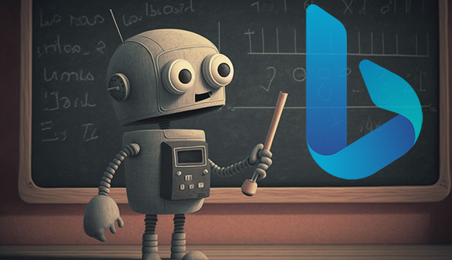 Robots Teaching Math Bing