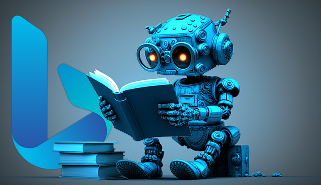 Bing Robot Reading Book