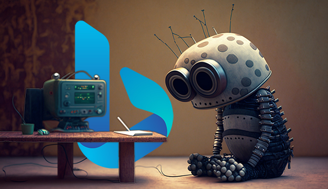 Reluctant Bing Robot