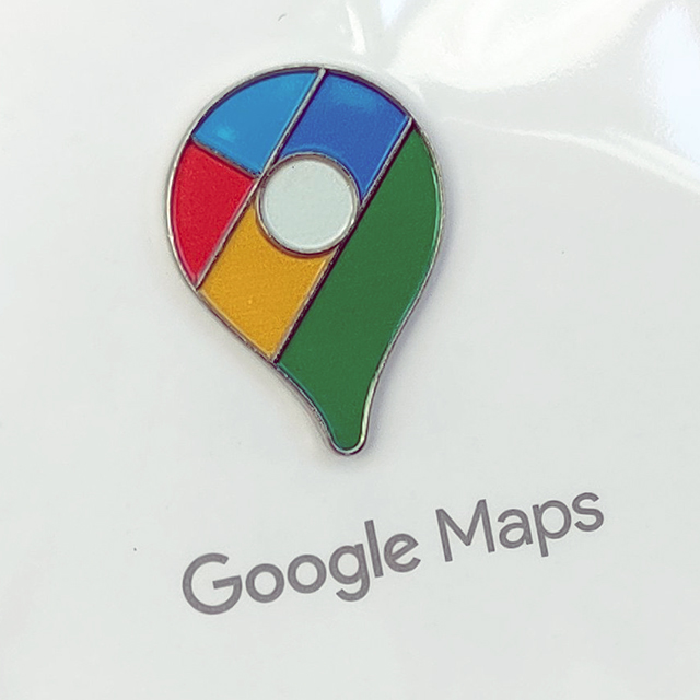 Google Maps Lapel Pin