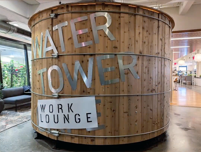 Google Water Tower Work Lounge