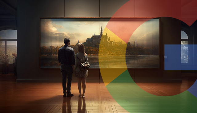 Couple Painting Gallery Google Logo