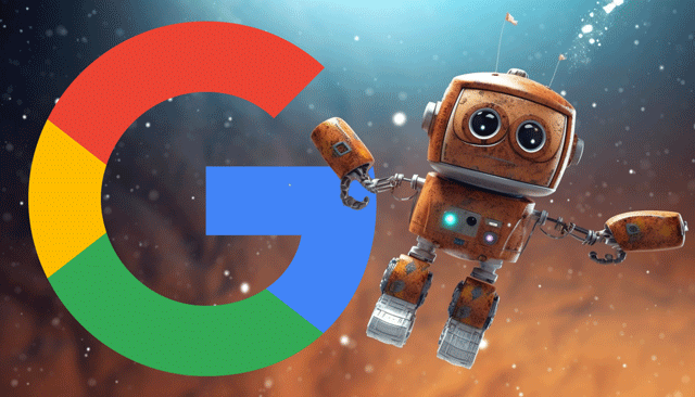 Google Robot In Space