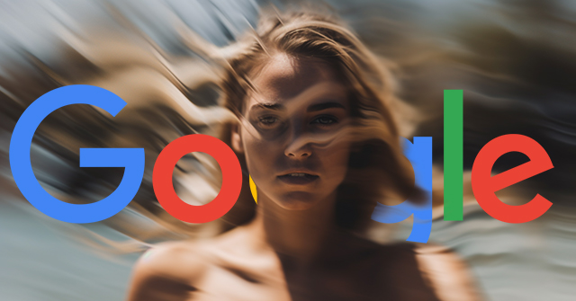 Google Woman Blurred Logo