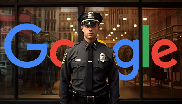 Security Gaurd Retail Store Google Logo