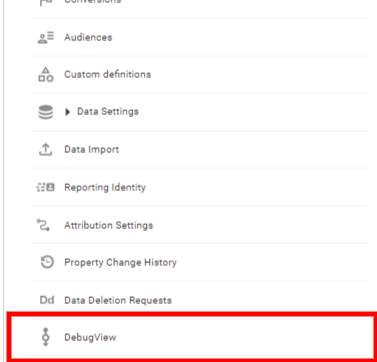 ga4 debugview