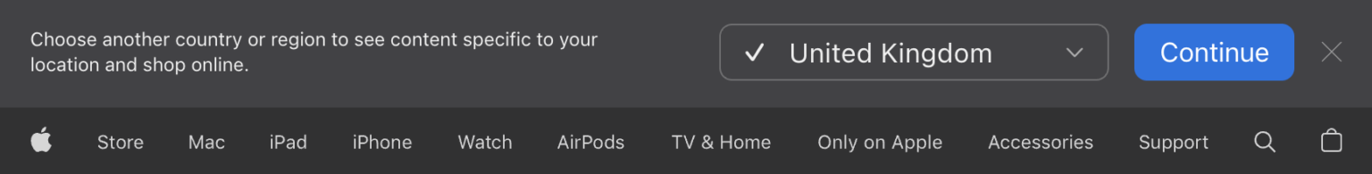 Apple's solution to geo-targeting