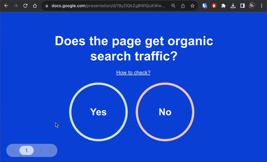 Template I made for my post on how to do a content audit