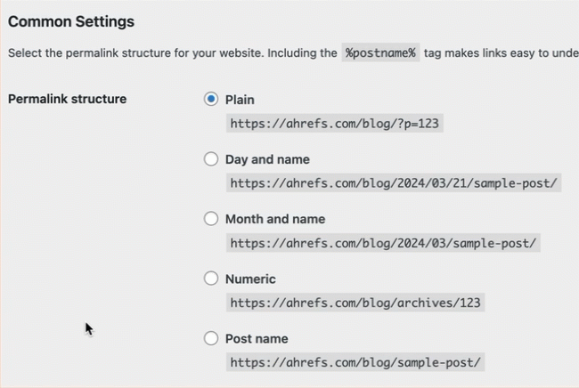 You can change URL structures in most CMS's in seconds