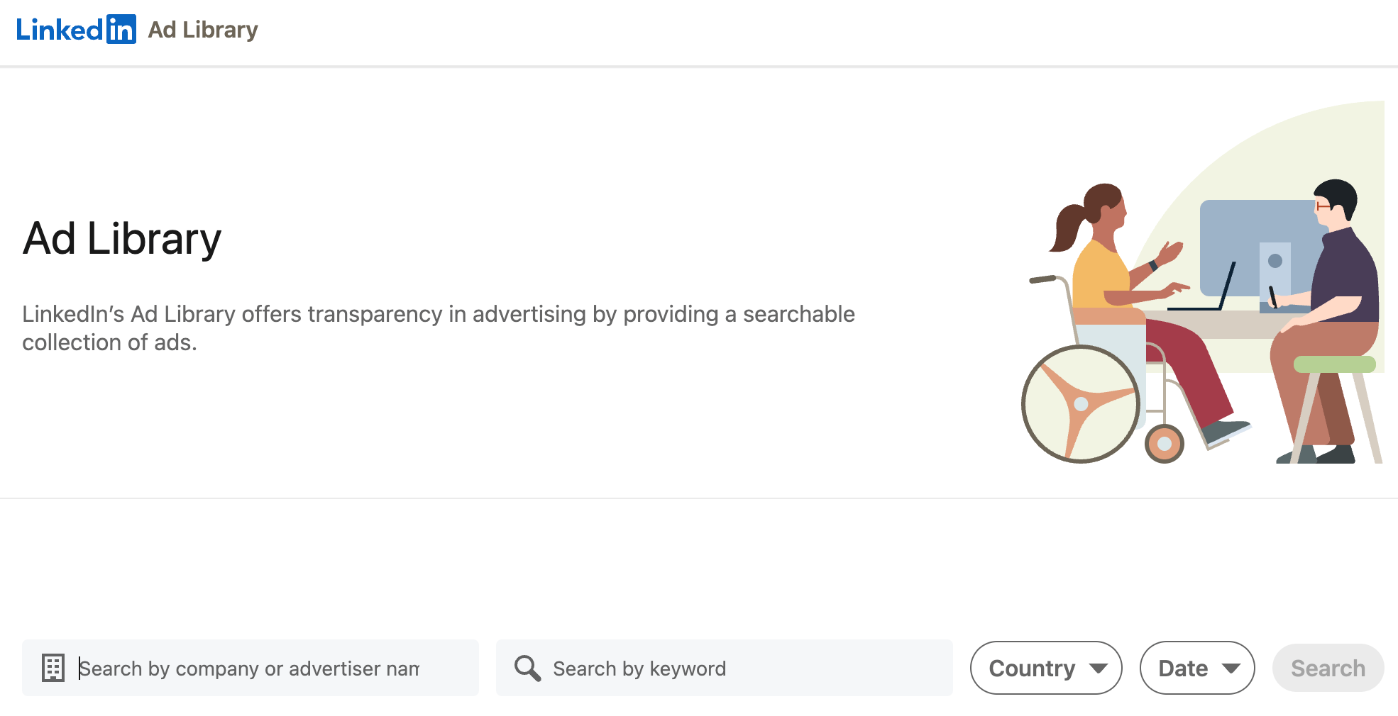 LinkedIn Ad Library
