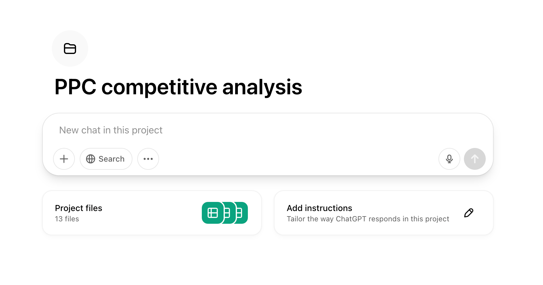 ChatGPT project. 