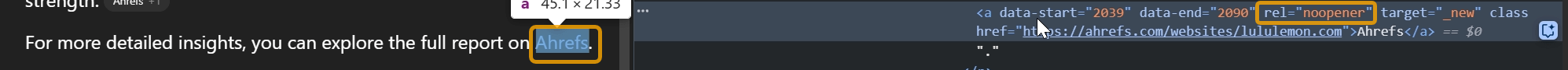 The free account did send the referrer