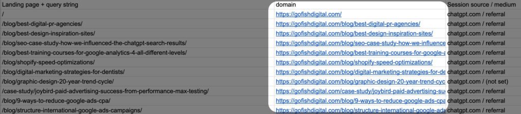 Add your domain to the path