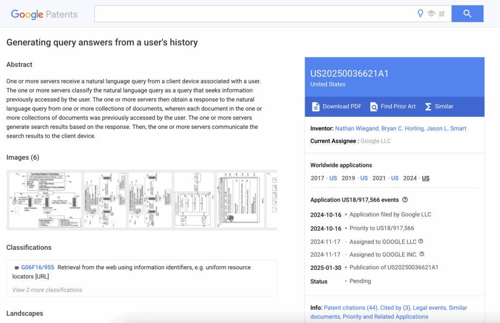 Patent US20250036621A1