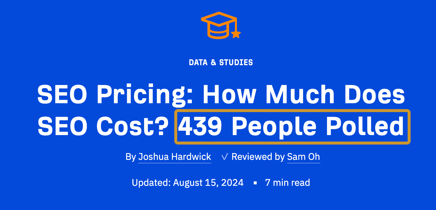 Article title graphic highlighting that the content is based on '439 People Polled,' signaling original, proprietary research.